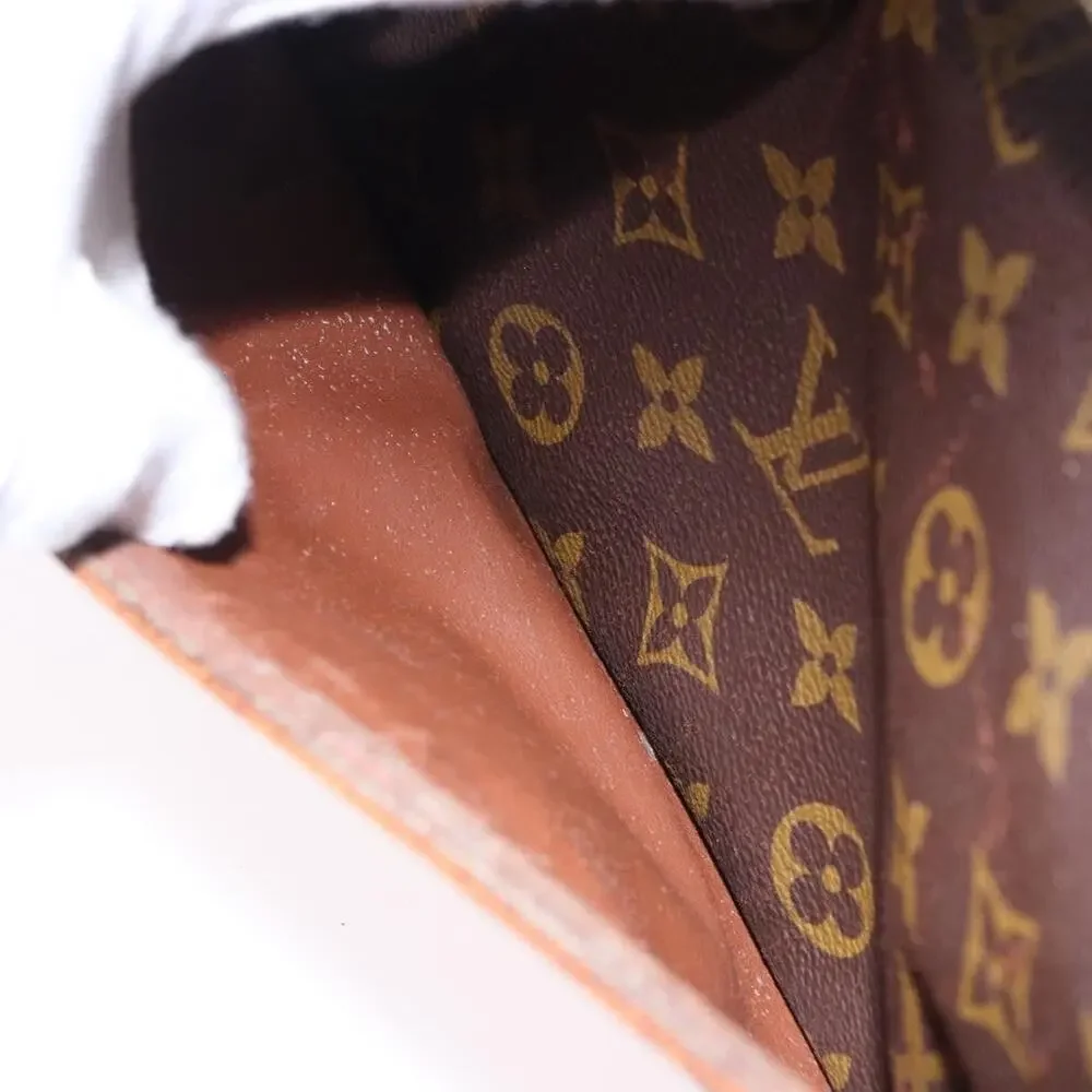 Louis Vuitton Monogram Compiegne 28 Clutch Bag Brown